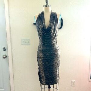 Stress beautiful snakeskin dress